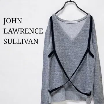 로렌스 설리번 V넥 풀오버 맨투맨 코튼 울 개성있는