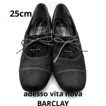 펌프스 블랙 스웨이드 레이스업