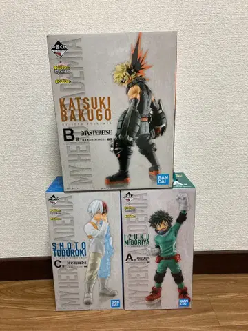 나의 히어로 아카데미아 피규어 3체 세트