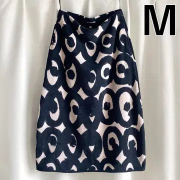 플리스 스커트 블랙 블랙 M marimekko 마리메꼬 유니클로