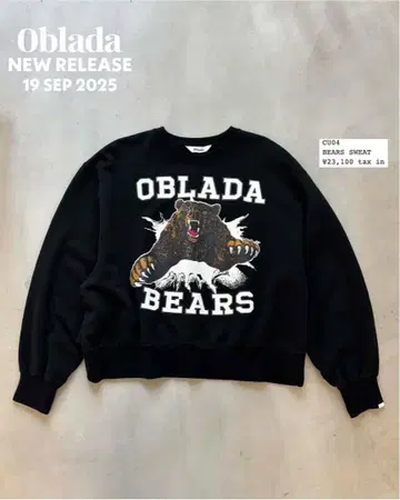 oblada / 오브라다 BEARS SWEAT