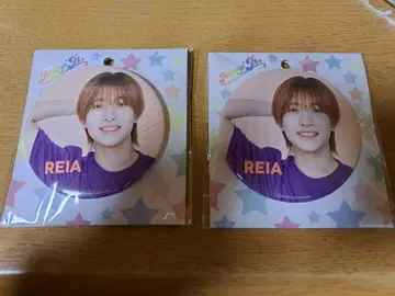 나카무라 레이아 캔뱃지 2개