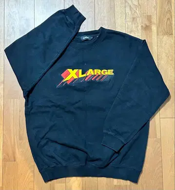 XLARGE 블랙 맨투맨 L