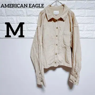 AMERICAN EAGLE [ M ] 긴팔 셔츠 베이지 코듀로이