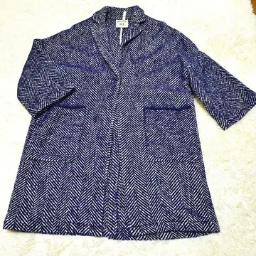 SEMI COUTURE 01 헤링본 롱 코트