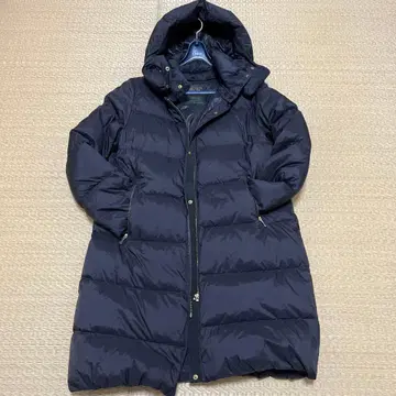 니시카와 다운 후드 부착 롱 다운 자켓