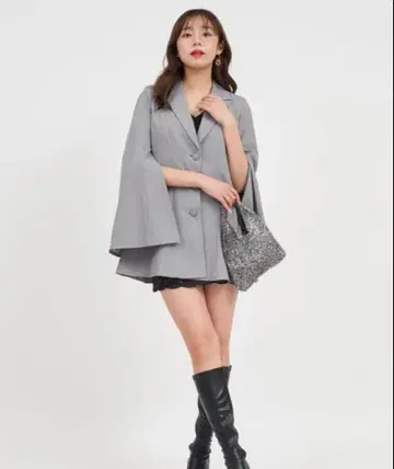 ROYALPARTY 지퍼 슬리브 쉐이프 자켓