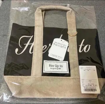 하립투 herlipto minitote 토트백 블랙