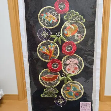 블랙 자수 장식용 깃 폴리에스테르 100% 워셔블