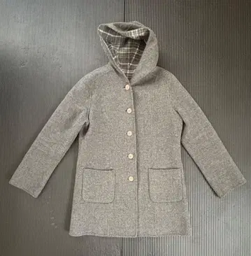 그레이 후드 부착 M 사이즈