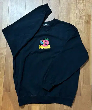 XLARGE 블랙 맨투맨 L 사이즈