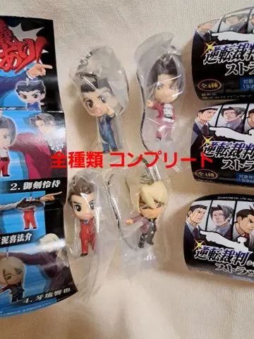 [미개봉 새상품] 역전재판 시리즈 스트랩 컴플리트 세트