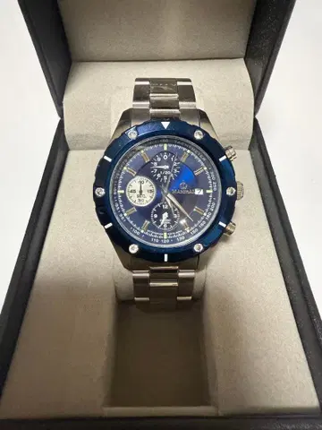 MARSHAL 크로노그래프 손목시계 파랑