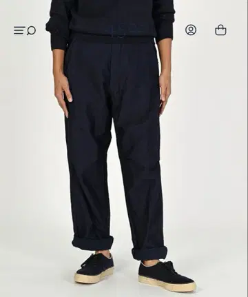 45R 몰스킨의 908 치고 팬츠 인디고