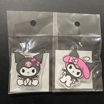 [멜로쿠로전] 마이멜로디 & 쿠로미 파크 아크릴 키링