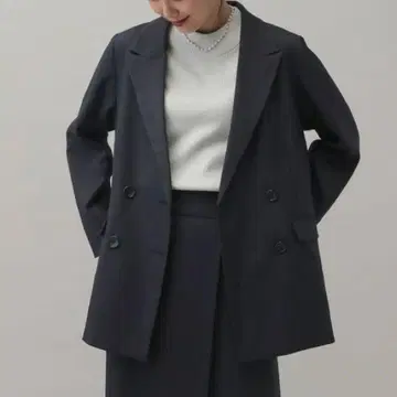 [ 새상품급 ] GLOBAL WORK 울라이크 스트레치 W 자켓 차콜