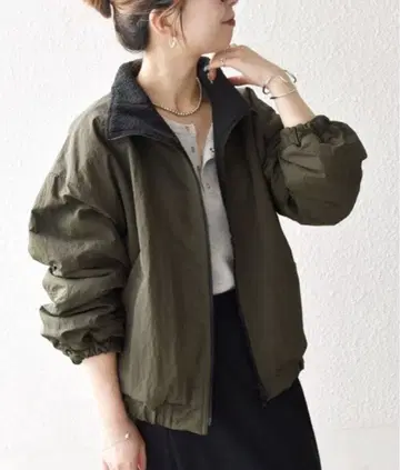 [ 3시간만 사용 ] SHIPS any 나일론 x 보아 리버서블 블루종