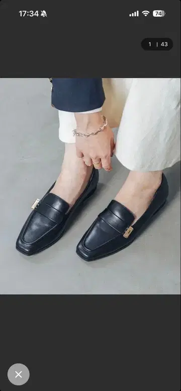 EVOL 블랙 로퍼 23.5cm 2025AW