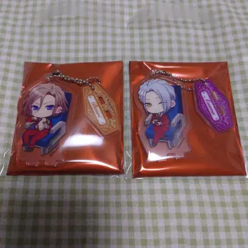 A3! JR 도카이 콜라보 아크릴 스탠드 키체인 만리 동 세트