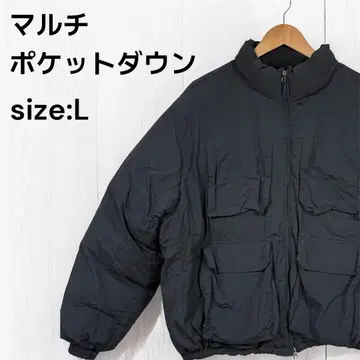 멀티 포켓 다운 자켓 L 사이즈