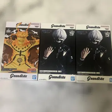 나루토 도쿄 구울 Grandista 피규어 카네키 켄 3체 미개봉