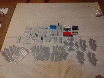 토미카 타운 도로 보도 건물 세트