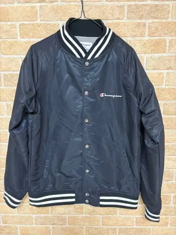 Champion 네이비 스타디움 자켓