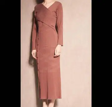 LILY BROWN 카슈쿨 라이크 니트 원피스