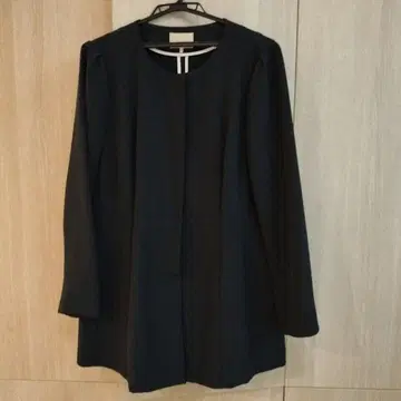 로즈 티아라 롱 자켓 네이비 42