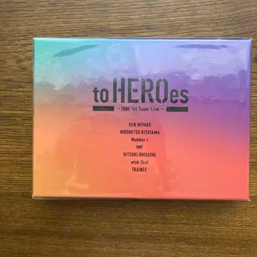 to HEROes - T0BE 1st Super Live Blu-ray