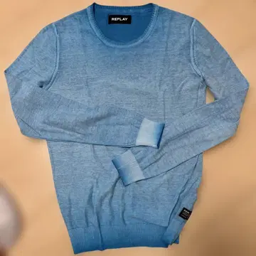 REPLAY 라이트 블루 스웨터 S