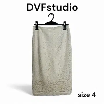 DVFstudio 아이보리 레이스 타이트 스커트 사이즈 4