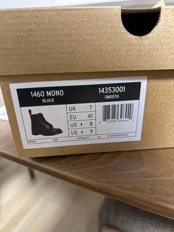Dr. Martens 1460 MONO 8홀 부츠 26cm UK7