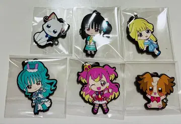 원더풀 프리큐어! 캡슐 러버 마스코트 6종 세트