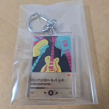 a flood of circle 로큰롤 밴드 아크릴 키링 플러드