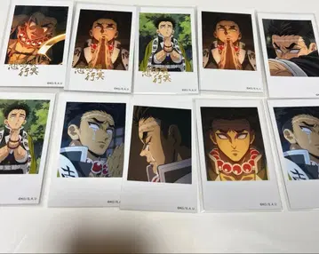 귀멸의 칼날 금박 히메지마 교메이 폴라로이드 기둥 카페 브로마이드