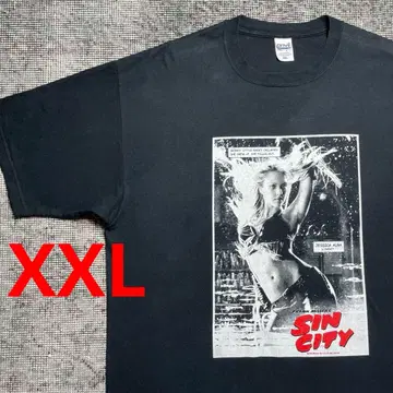 빈티지 신 시티 제시카 알바 영화 무비 00s 티셔츠 블랙