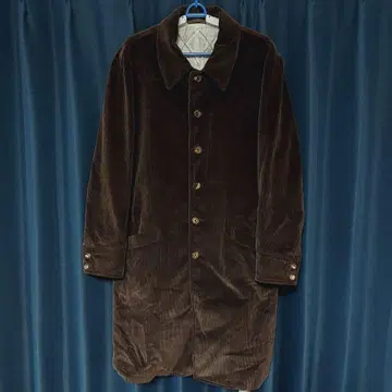 Iroquois 이로코이 음표 패턴 코듀로이 코트