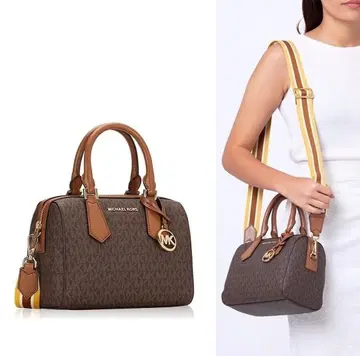 마이클코어스 / 모노그램 / 핸드백 / 숄더백 / 스트라이프 스트랩