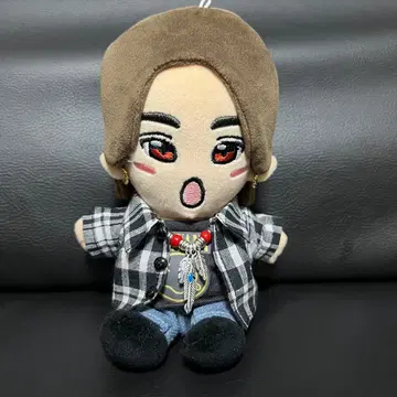 인형옷 체크 셔츠 (블랙)