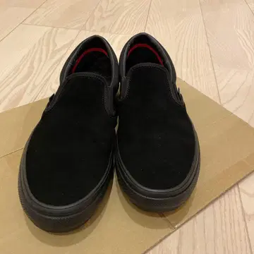[ 새상품급 ] VANS 스케이트 슬립온 BLACK/BLACK