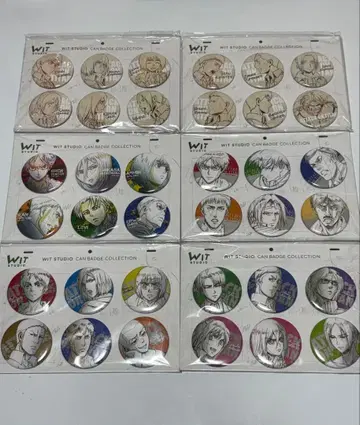 진격의 거인 캔뱃지 WIT STUDIO 캔뱃지 컬렉션 묶음 판매