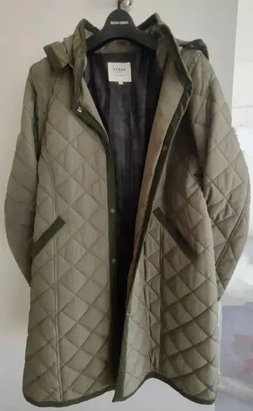 beams heart 퀼팅 코트 카키 L 사이즈