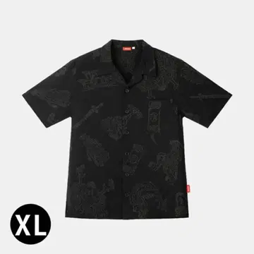 젤다의 전설 티어스 오브 더 킹덤 지상 그림 알로하 셔츠