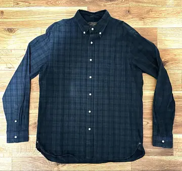 BEAMS JAPAN 버튼 다운 셔츠 XL 체크