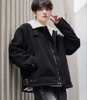 Astronomy 보아 안감 멜톤 숏 블루종