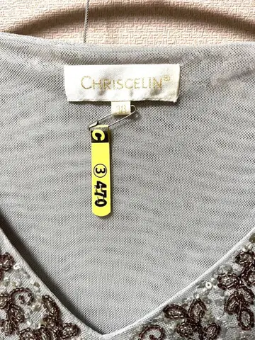 CHRISCELIN 크리스세린 스팽글 비즈 슬리브리스