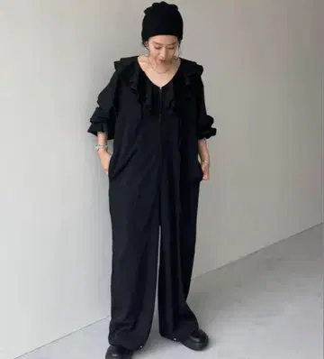 wee9s 멀티 웨이 프릴 올인원 블랙 F