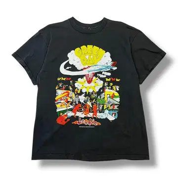 GREEN DAY DOOKIE tour fade tee black xl