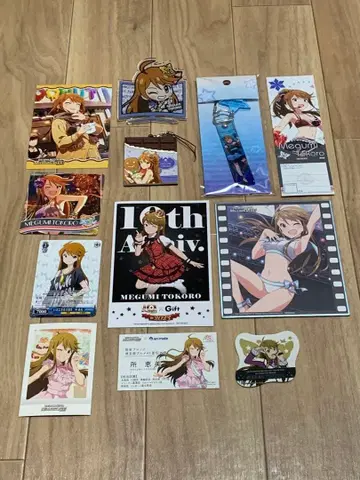 아이돌 마스터 밀리언 라이브 토코로 메구미 굿즈 세트
